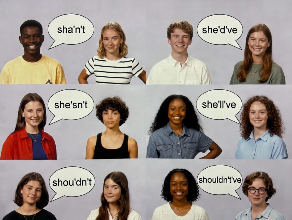 文法 ダブル短縮 | Double Contractions - Grammar