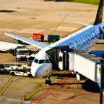 airport aircraft departure travel fly airliner gangway airbus thumbnail