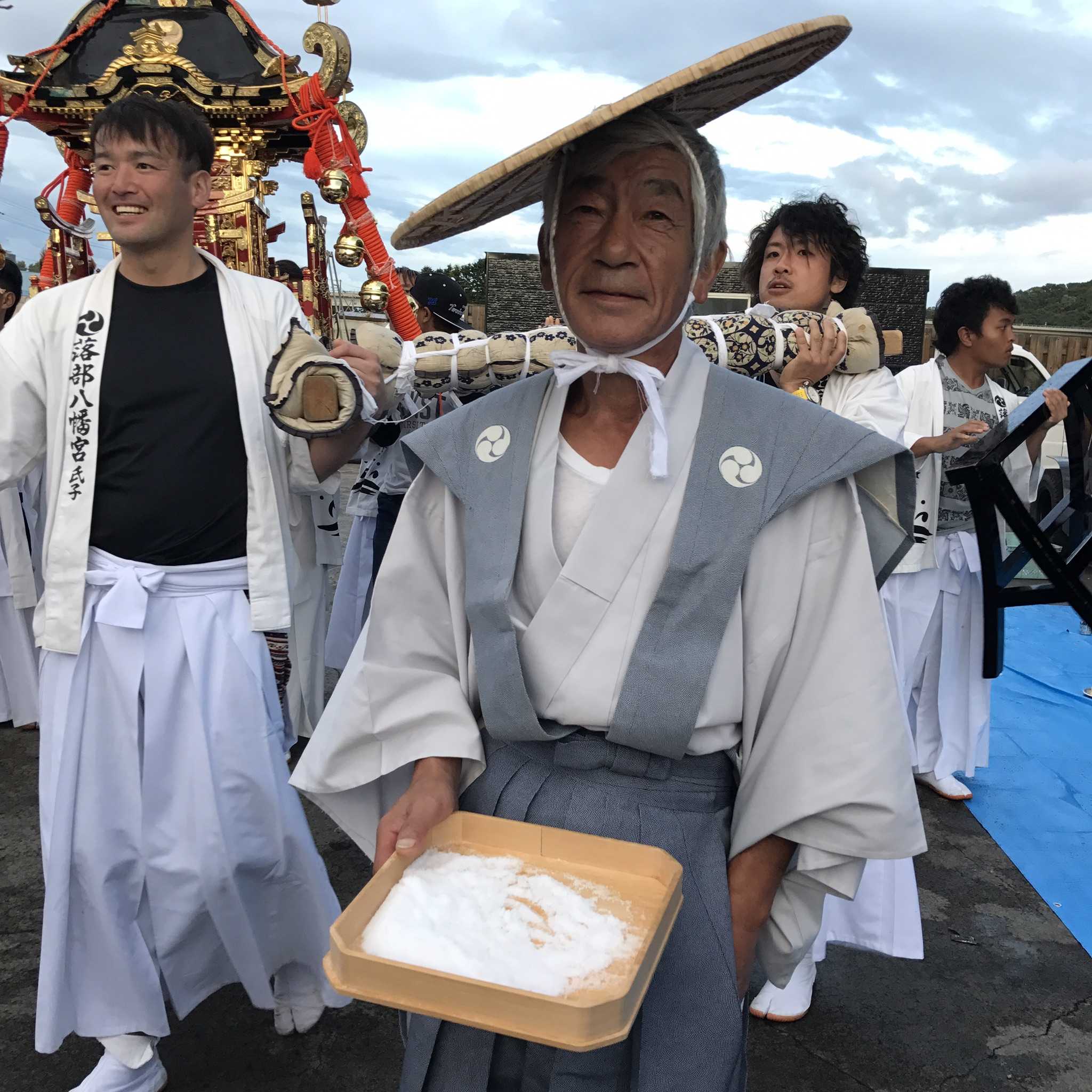 The fish and rice festival in Obira