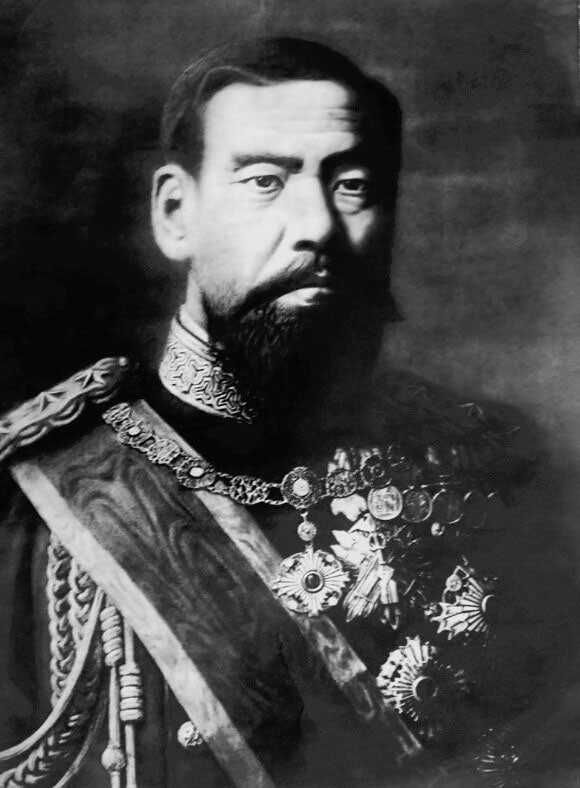 Emperor Meiji in his 50s - The Meiji Period