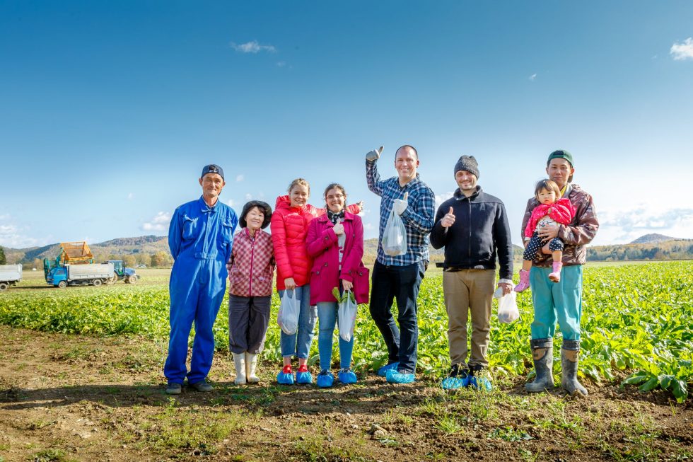 Hokkaido Trial Tours - CREA - At a farm