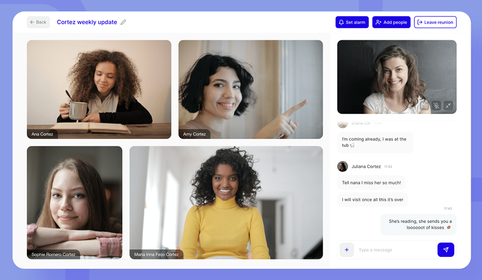 オンライン英会話レッスン 女性5人