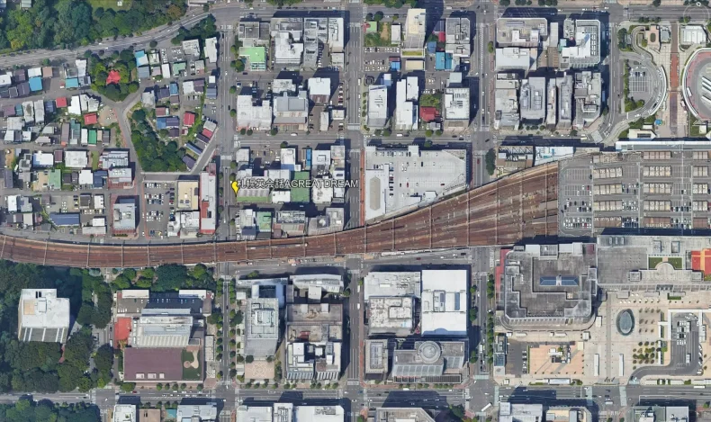 AGREATDREAM札幌教室の地図 - 所在地を示すアクセスマップ・北海道札幌市北区・中央区(駅近)